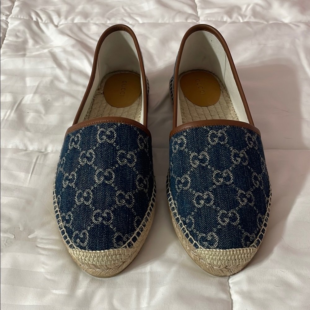Gucci Denim Blue Espadrilles